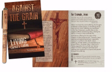 Gift Set-Against The Grain Pen + Bookmark + Devotion Book (1 Peter 2:21 ESV) - CTA